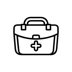 Icon of a doctorchest / first aid kit