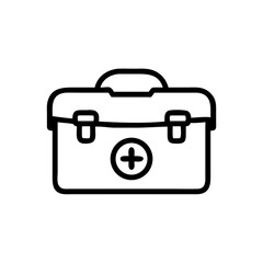 Icon of a doctorchest / first aid kit