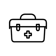 Icon of a doctorchest / first aid kit