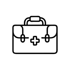 Icon of a doctorchest / first aid kit
