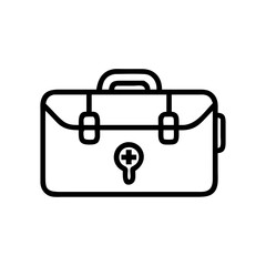 Icon of a doctorchest / first aid kit