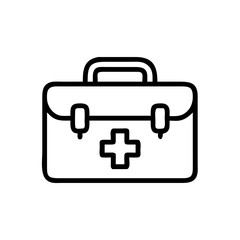 Icon of a doctorchest / first aid kit