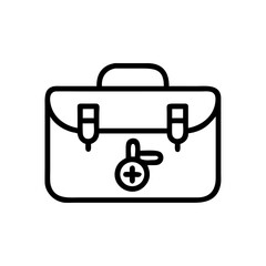 Icon of a doctorchest / first aid kit