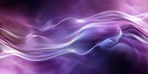 Obraz premium Abstract purple color wave flowing express the energetic ripple. Seamless texture of vividness curve swirling convey sense of harmony and wonderful scene perfect for effect and graphic design. AIG51.