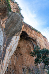 Towering Rocky Cliff in Zingaro Nature Reserve Sicily