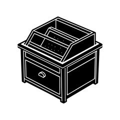  Built in composting drawer for food waste silhouette