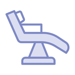 Recliner duotone line icon, vector, pixel perfect, illustrator file 

