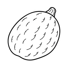 yam on white background