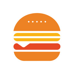 Minimalist Burger Logo for Restaurants and Food Trucks