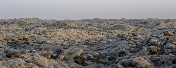the biggest lava flow in the world, Eldhraun Lava Field, South Iceland