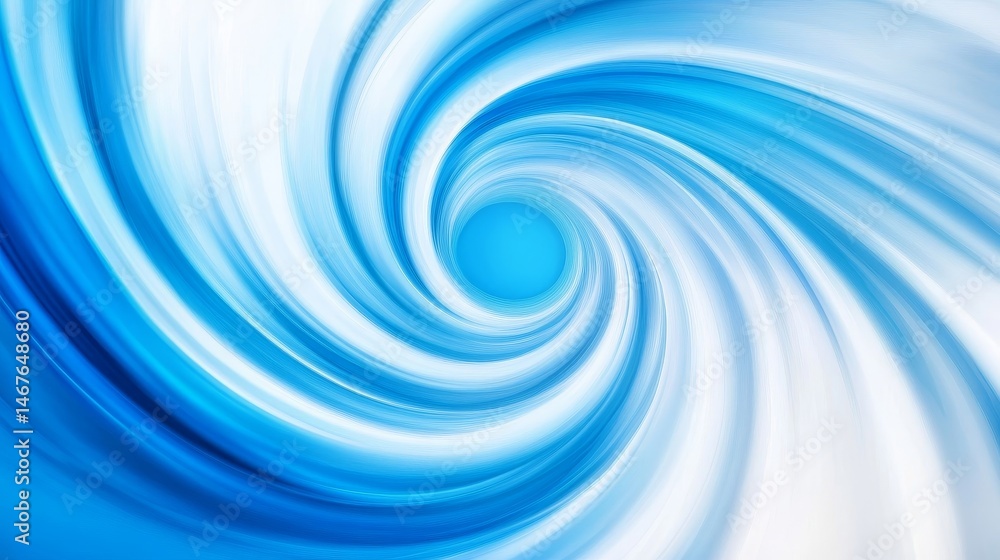 Poster abstract blue swirl vortex - a captivating of a swirling blue vortex, ideal for backgrounds, website