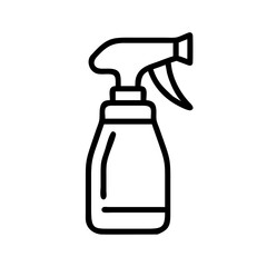 spray bottle on transparent background for web and graphic design