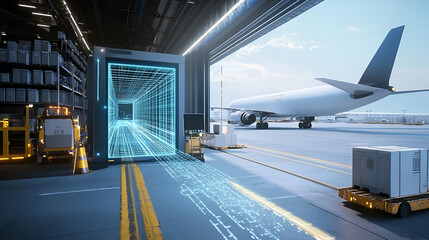 Futuristic Cargo Airport: Digital Air Freight System