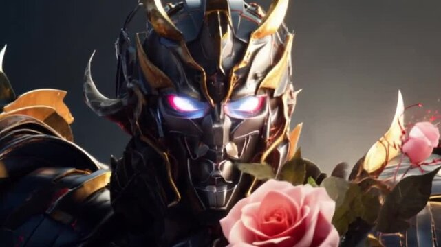 human robo humanoid gundam , ai generative
