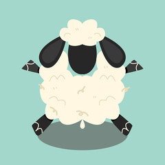 Cute sheep for eid design