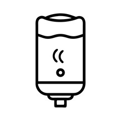 water heater on transparent background for web and graphic design