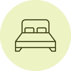 Bed pentaglow, vector, pixel perfect, illustrator file 
