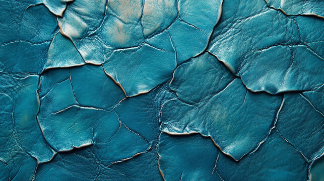 Grainy light blue leather texture background in a wide banner format. Symbolizes elegance, durability, and modern craftsmanship in a clean, tactile surface ideal for design and branding visuals.

