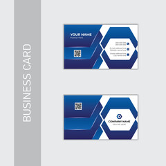 Abstract professional business card design .
