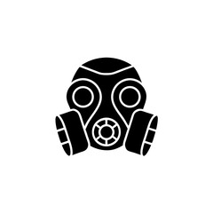 creative details Gas Mask icon Vector Illustration