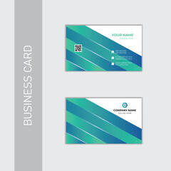 Professional business card design template .