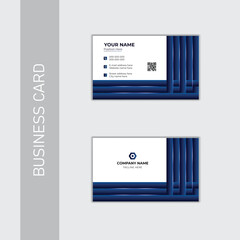 Vector minimalist corporate business card design .