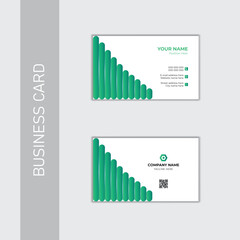Abstract modern business card design template .