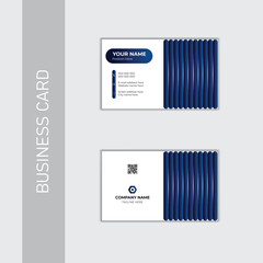 Elegant minimalist business card design template .