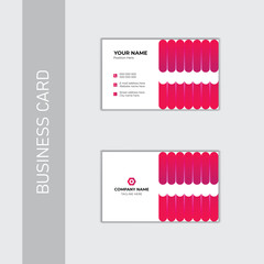 Modern creative business card design .