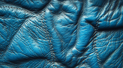 Grainy light blue leather texture background in a wide banner format. Symbolizes elegance, durability, and modern craftsmanship in a clean, tactile surface ideal for design and branding visuals.

