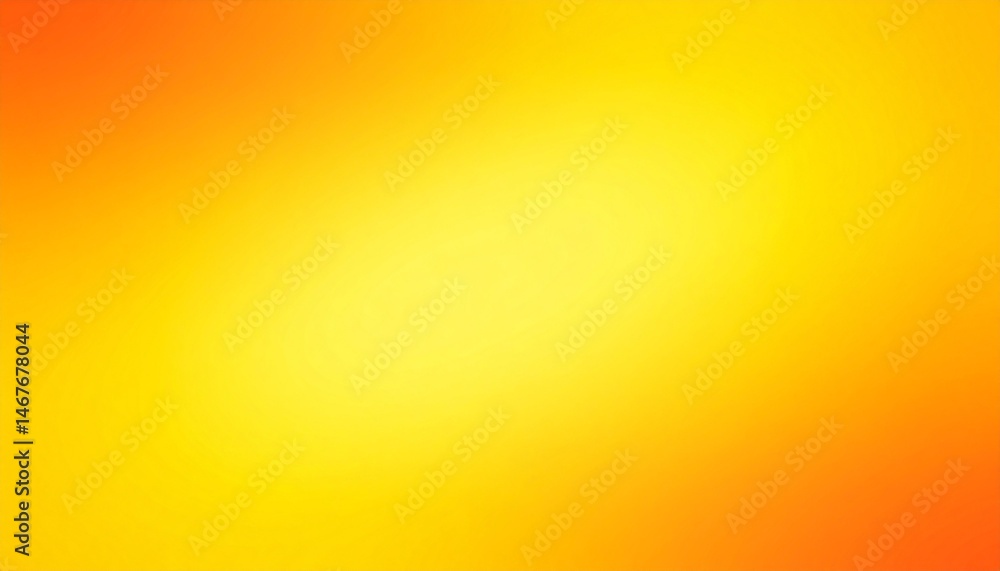 Aufkleber warm yellow orange gradient background with soft light and smooth transition