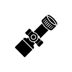 creative details Sniper Scope icon Vector Illustration