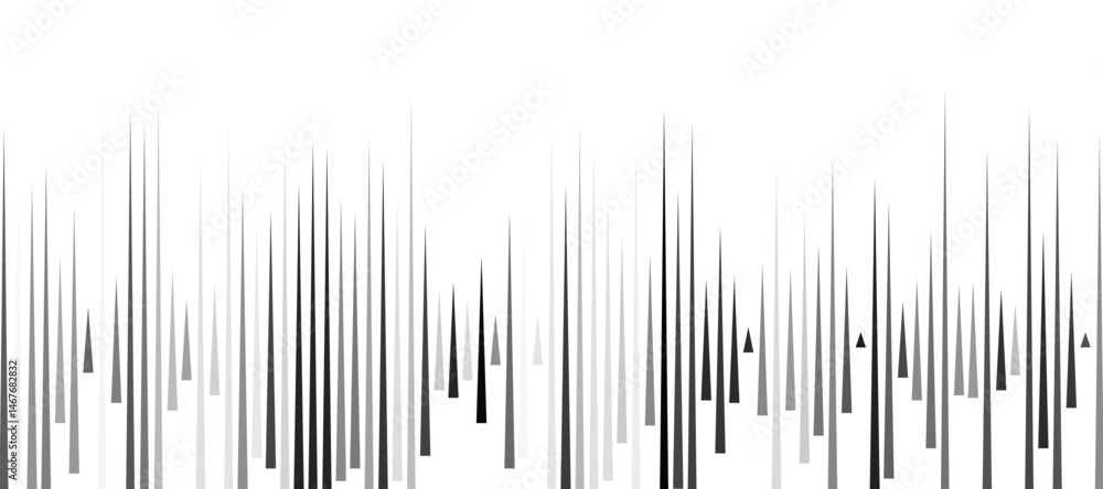 Poster abstract pattern of diagonal black lines on a clean white background. the lines should vary in lengt
