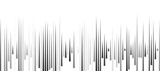 Abstract pattern of diagonal black lines on a clean white background. The lines should vary in length and angle, creating a dynamic and chaotic composition.