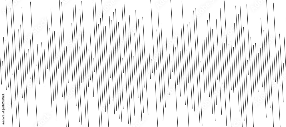 Poster abstract pattern of diagonal black lines on a clean white background. the lines should vary in lengt