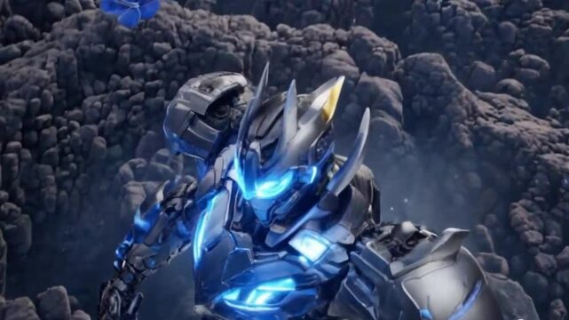 human robo humanoid gundam , ai generative
