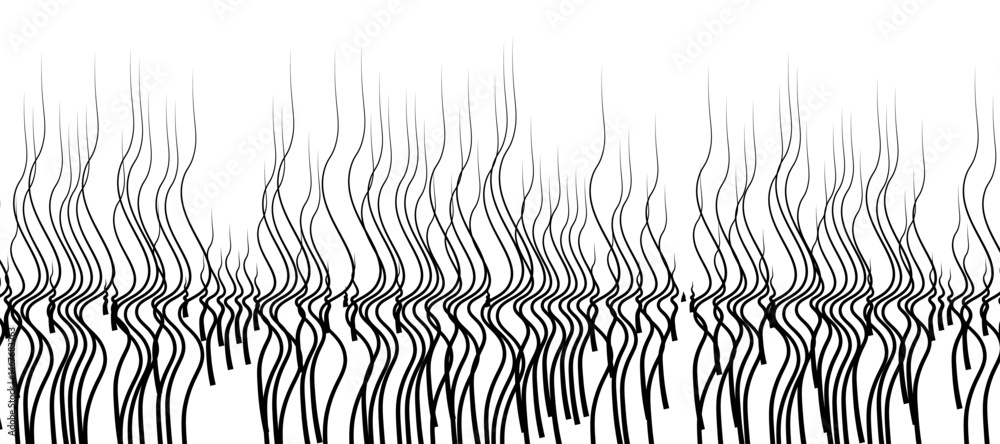 Aufkleber abstract pattern of diagonal black lines on a clean white background. the lines should vary in lengt