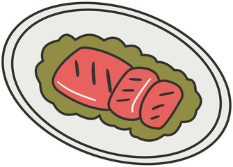 Meat in Plate Icon