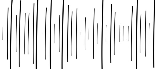 Abstract pattern of diagonal black lines on a clean white background. The lines should vary in length and angle, creating a dynamic and chaotic composition.