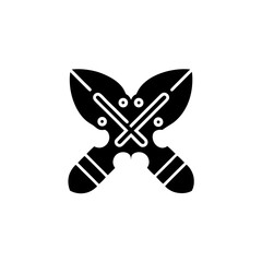 creative details Landmine icon Vector Illustration