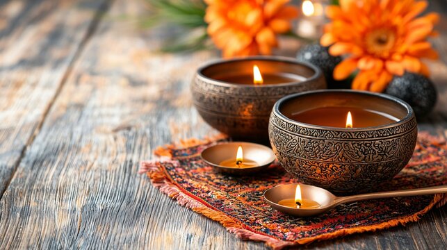 Sacred space meditation tools with calming textures, scents, and sound ambiance.