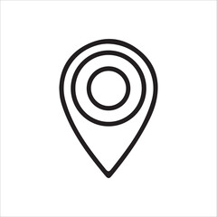 vector map pointer icon