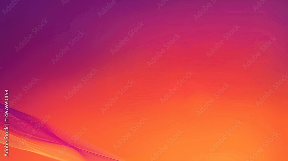 Poster gradient orange and purple abstract background. background image of orange and purple gradient vibra