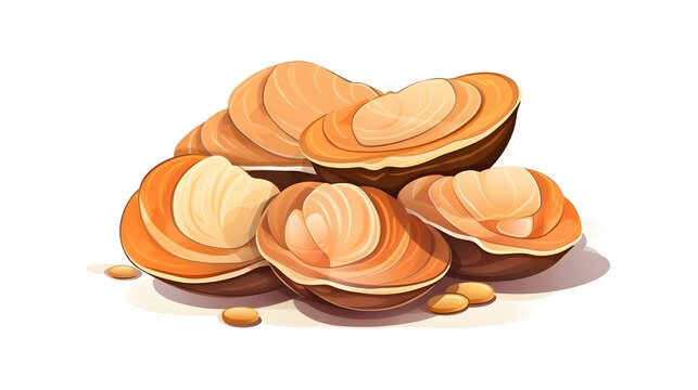 Whimsical Clam Crazy Cartoon Vector Illustration for Design Projects