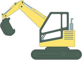 Excavator Construction Icon