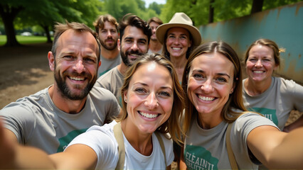 Volunteers United for a Cause Selfie