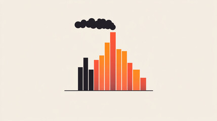 A bar chart compared fossil fuels with renewable energy sources.