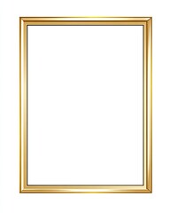 Obraz premium Empty gold picture frame