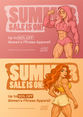 Summer Sale Women's Fitness Apparel