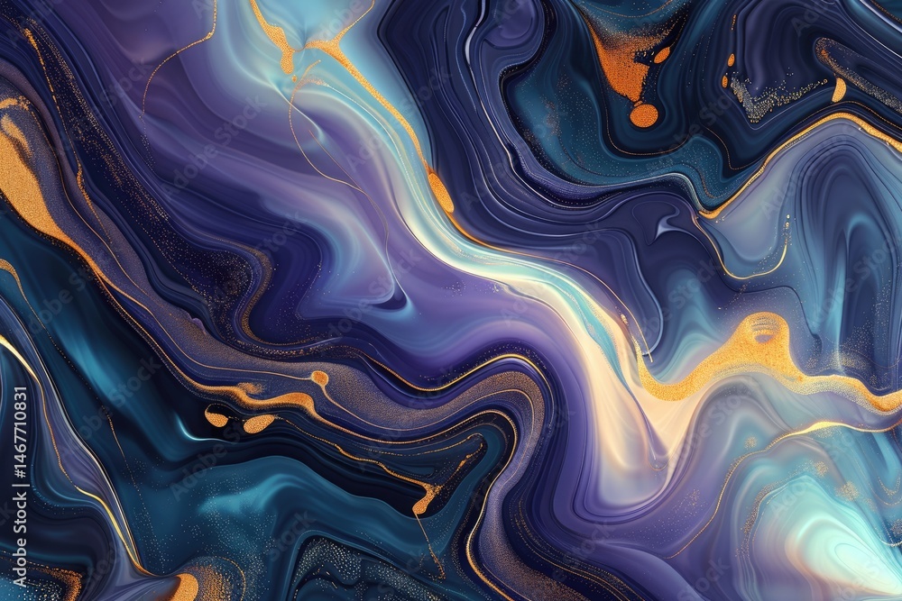 Poster abstract universe of colorful light sparkling particles scattered across space background, create wo